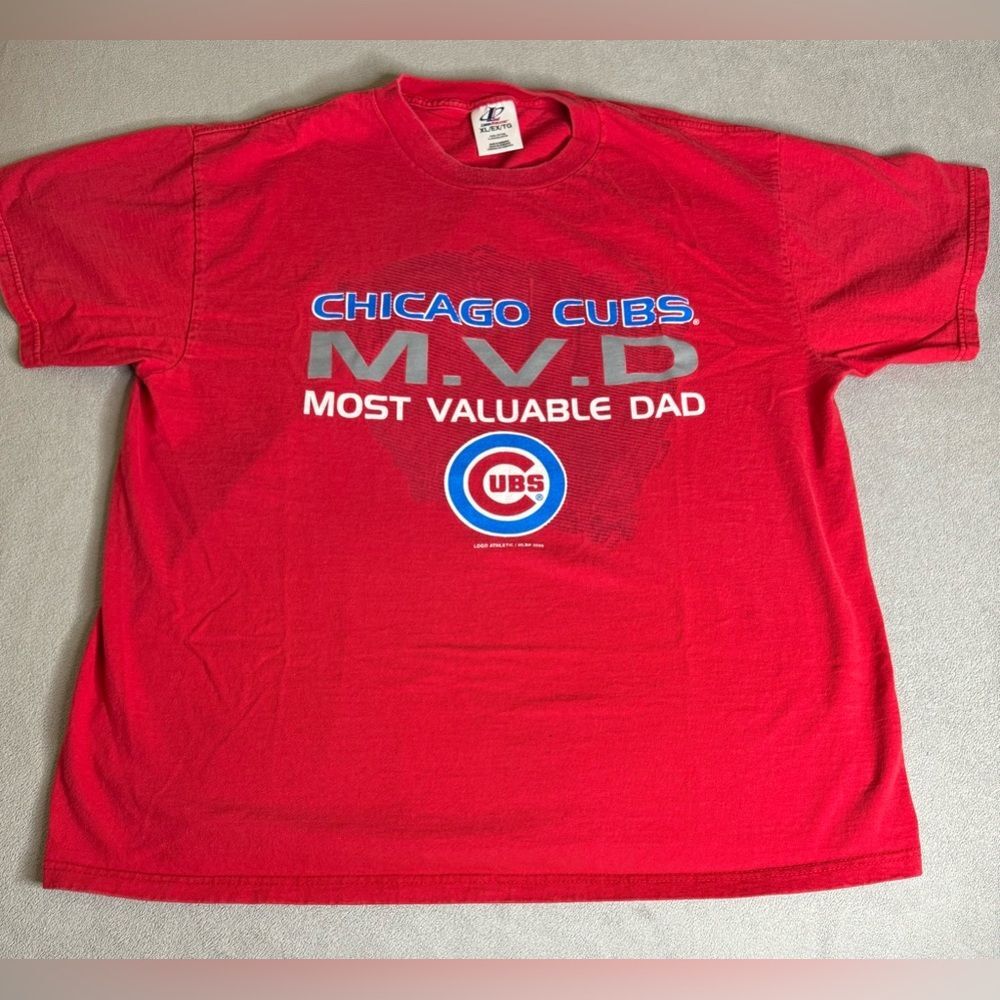 Logo Athletic Vintage 2000 Chicago Cubs T-Shirt Mens XL Short Sleeve MVD